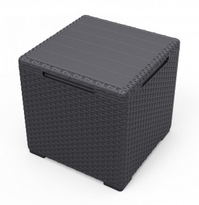 Стол с функцией хранения Виго (Vigo storage box) графит в Надыме - nadym.mebel24.online | фото 2