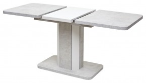 Стол STORK 120 Белый бетон/ Белый М-City в Надыме - nadym.mebel24.online | фото 3