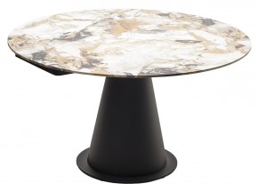 Стол TERAMO 135 GLOSS GRAND JADE SOLID CERAMIC, керамика, поворотн.механизм / Черный каркас, ®DISAUR в Надыме - nadym.mebel24.online | фото 15