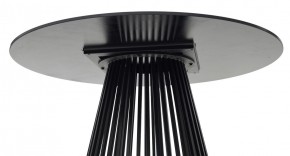 Стол TERNI 120 MATT BLACK MARBLE SOLID CERAMIC Черный мрамор матовый, керамика /Черн.каркас, ®DISAUR в Надыме - nadym.mebel24.online | фото 6