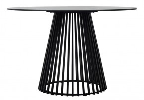 Стол TERNI 120 MATT BLACK MARBLE SOLID CERAMIC Черный мрамор матовый, керамика /Черн.каркас, ®DISAUR в Надыме - nadym.mebel24.online | фото 7