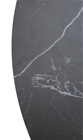Стол TERNI 120 MATT BLACK MARBLE SOLID CERAMIC Черный мрамор матовый, керамика /Черн.каркас, ®DISAUR в Надыме - nadym.mebel24.online | фото 9