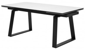 Стол VASTO 180 MARBLES KL-99 Белый мрамор матовый, итальянская керамика/ черный каркас, ®DISAUR в Надыме - nadym.mebel24.online | фото