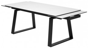 Стол VASTO 180 MARBLES KL-99 Белый мрамор матовый, итальянская керамика/ черный каркас, ®DISAUR в Надыме - nadym.mebel24.online | фото 6