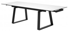Стол VASTO 180 MARBLES KL-99 Белый мрамор матовый, итальянская керамика/ черный каркас, ®DISAUR в Надыме - nadym.mebel24.online | фото 9