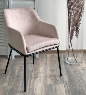 Стул АЛИСТЕР, цвет RAIN 2 какао велюр / черный каркас М-City в Надыме - nadym.mebel24.online | фото 3