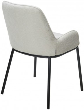 Стул BRIO CATO-01 Белый, фактурная ткань / черный каркас, ®DISAUR в Надыме - nadym.mebel24.online | фото 5