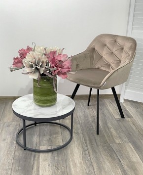 Стул GALE 360 град. поворот. BLUVEL-40 BEIGE, велюр/ черный каркас, М-City в Надыме - nadym.mebel24.online | фото 2