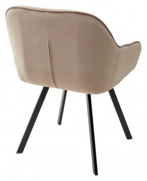 Стул GALE 360 град. поворот. BLUVEL-40 BEIGE, велюр/ черный каркас, М-City в Надыме - nadym.mebel24.online | фото 4