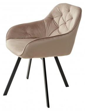 Стул GALE 360 град. поворот. BLUVEL-40 BEIGE, велюр/ черный каркас, М-City в Надыме - nadym.mebel24.online | фото 5