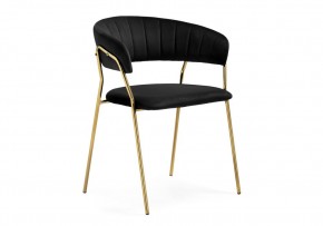 Стул на металлокаркасе Kamelia 1 black / gold в Надыме - nadym.mebel24.online | фото 1