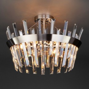 Светильник на штанге TK Lighting Steccato 10111/5 сатин-никель/прозрачный хрусталь Strotskis в Надыме - nadym.mebel24.online | фото 2