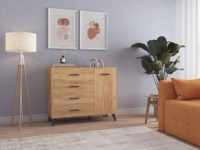 СВЕТЛАНА LOFT Комод-тумба  (дуб золотой) в Надыме - nadym.mebel24.online | фото 3
