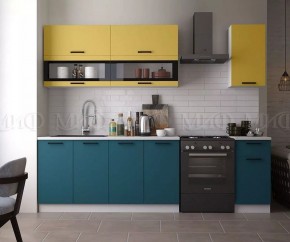ТЕХНО Кухонный гарнитур 2,0 м Компоновка №2 в Надыме - nadym.mebel24.online | фото 3