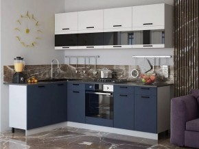 ТЕХНО Кухонный гарнитур угловой 2,4х1,6 м Компоновка №4 в Надыме - nadym.mebel24.online | фото 2