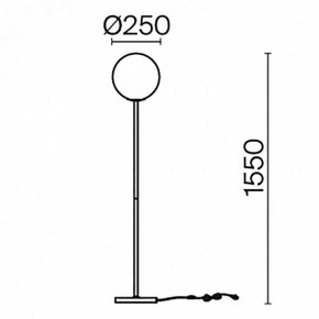 Торшер Maytoni Ring MOD013FL-01BS в Надыме - nadym.mebel24.online | фото 4