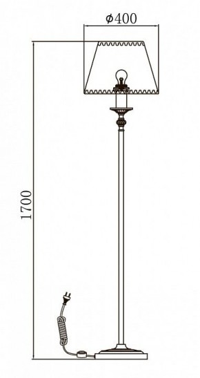 Торшер Maytoni Soffia RC093-FL-01-R в Надыме - nadym.mebel24.online | фото 3