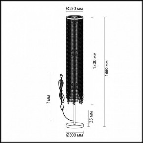 Торшер Odeon Light Chokka 5028/3F в Надыме - nadym.mebel24.online | фото 4