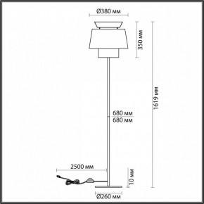 Торшер Odeon Light Kressa 4992/1F в Надыме - nadym.mebel24.online | фото 4