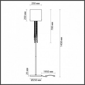 Торшер Odeon Light Nicole 4890/1F в Надыме - nadym.mebel24.online | фото 4