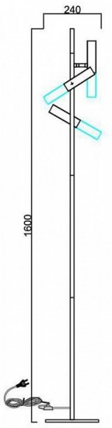Торшер ST-Luce Eclip SL1236.405.03 в Надыме - nadym.mebel24.online | фото 5