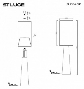 Торшер ST-Luce Jackie SL1354.605.01 в Надыме - nadym.mebel24.online | фото 5