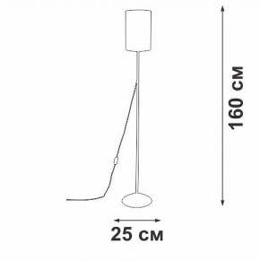 Торшер Vitaluce V2840 V2840-1/1P в Надыме - nadym.mebel24.online | фото 2