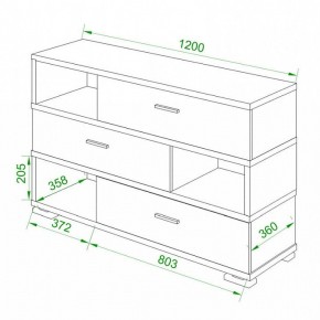 Тумба комбинированная Домино нельсон СБ-40/3 в Надыме - nadym.mebel24.online | фото 2