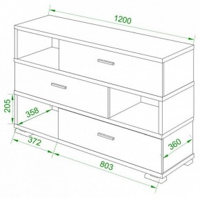 Тумба комбинированная Домино СБ-40/3-ПВК в Надыме - nadym.mebel24.online | фото 2