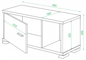 Тумба комбинированная СБ-30/1 в Надыме - nadym.mebel24.online | фото 2