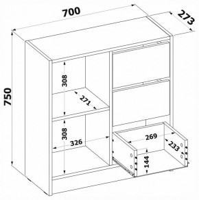 Тумба комбинированная Т-1 в Надыме - nadym.mebel24.online | фото 4
