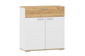 Тумба НМ 013.77 "Санти" (Белый/Крафт Золотой) в Надыме - nadym.mebel24.online | фото