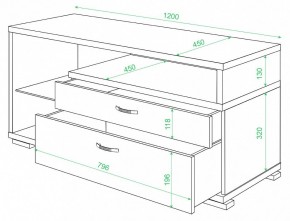 Тумба под ТВ Домино ТК-10М в Надыме - nadym.mebel24.online | фото 2