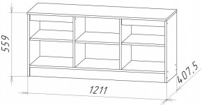 НИЦЦА-9 Тумба под ТВ (НЦ.09) в Надыме - nadym.mebel24.online | фото 2