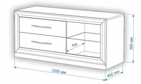 Тумба под ТВ Нобиле КА120 в Надыме - nadym.mebel24.online | фото 2