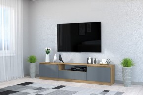 Тумба под ТВ "Хилтон" (Крафт золотой/Графит) в Надыме - nadym.mebel24.online | фото