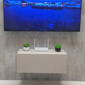 Тумба подвесная под ТВ LINES MTV1-MA 750 Бежевый (Леда-М 10.1.5) в Надыме - nadym.mebel24.online | фото 5