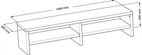 ТВ-тумба Энкель ТВ16, тамбурат, цвет дуб беленый в Надыме - nadym.mebel24.online | фото 3