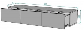 ТВ тумба подвесная TV80 (3 ящика) в Надыме - nadym.mebel24.online | фото 2