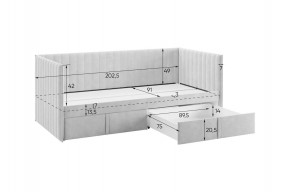 ТВИКС Кровать (софа) с ящиками 900 в Надыме - nadym.mebel24.online | фото 3