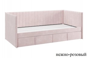 ТВИКС Кровать (софа) с ящиками 900 (нежно-розовый) в Надыме - nadym.mebel24.online | фото