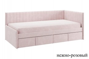 ТВИКС Кровать (тахта) с ящиками 900 (нежно-розовый) в Надыме - nadym.mebel24.online | фото