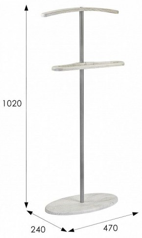Вешалка для костюма Дэви 3 в Надыме - nadym.mebel24.online | фото 10