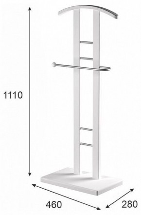 Вешалка для костюма Галант 321 в Надыме - nadym.mebel24.online | фото 10