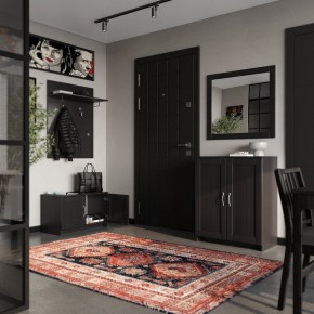 Вешалка СИРИУС настенная с полкой, цвет Дуб Венге в Надыме - nadym.mebel24.online | фото 4