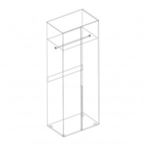 ВИТА Шкаф 2-ств для одежды в Надыме - nadym.mebel24.online | фото 2