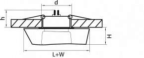 Встраиваемый светильник Lightstar Flutto 006430 в Надыме - nadym.mebel24.online | фото 3