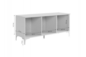 ЗЕФИР Гостиная К1 (белое дерево/белый муар) в Надыме - nadym.mebel24.online | фото 4