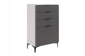 ЗЕФИР Гостиная К2 (белое дерево/черный муар) в Надыме - nadym.mebel24.online | фото 11